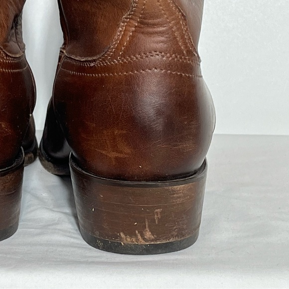 Lucchese Devin Ranch Hand Leather Boots 12 EUC - Picture 8 of 10